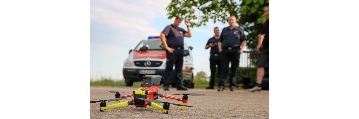 Drohnenschulung bei der Feuerwehr Nalbach - 