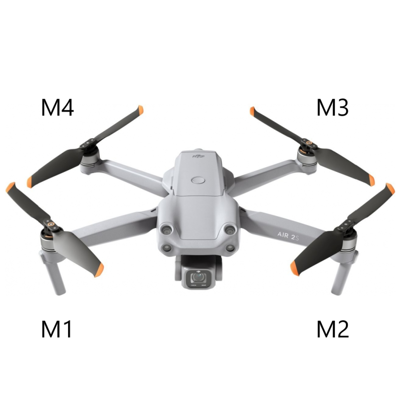 DJI Mavic Air 2S - Motor Arm rear right M4
