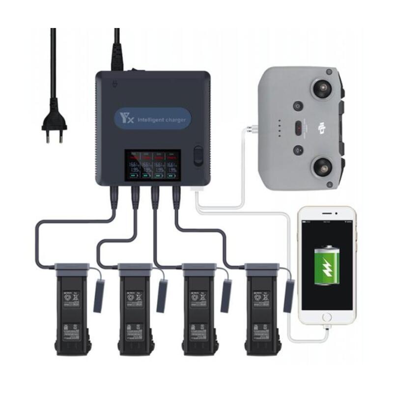 DJI Mavic 3 - 6 in 1 Ladegerät mit LCD Bildschirm
