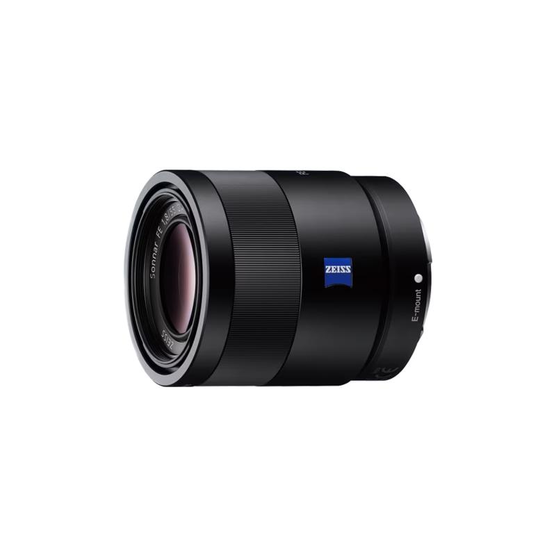 Sony Alpha - FF lens 55mm lens, F1.8, 281g