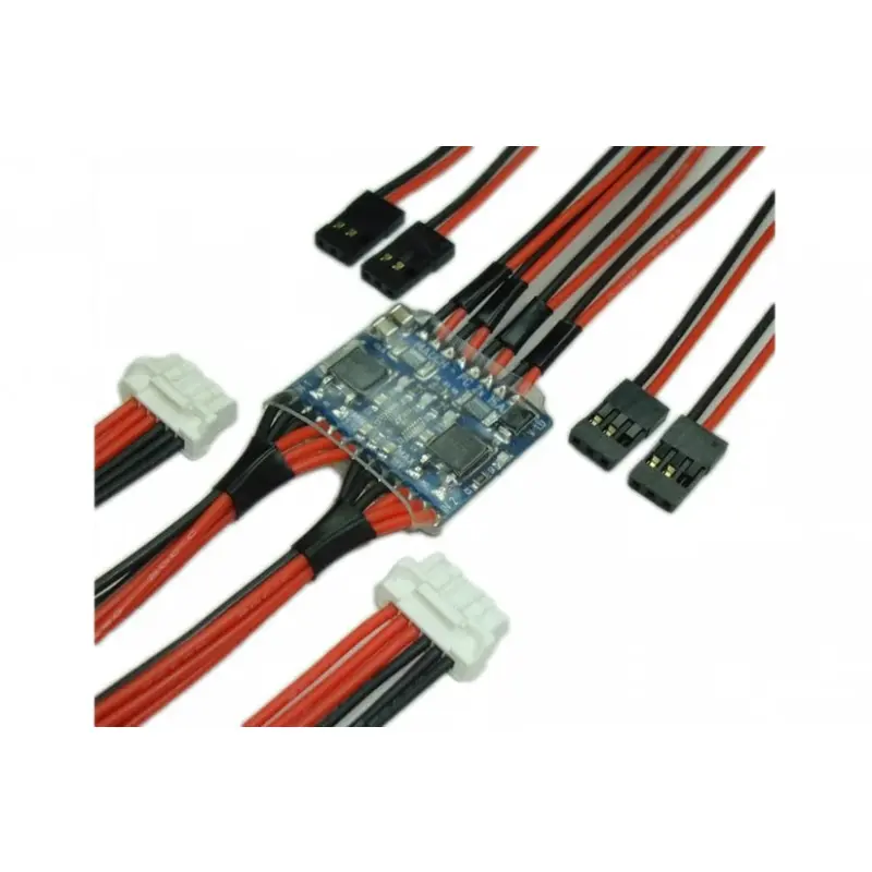 Mauch 058: PC - 2x 15A Ideal Diode / BattShare / Red-Black cable set