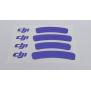 Original DJI Sticker Phantom 3 & 2 Blau violett metallic Aufkleber Logo blue