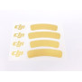 Original Dji Sticker Phantom 3 & 2 Gold Metallic Sticker Logo