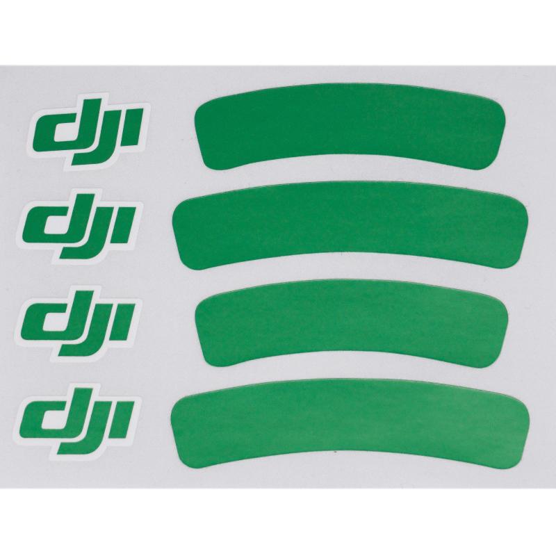 Original DJI Sticker Phantom 3 & 2 Grün metallic Aufkleber Logo green
