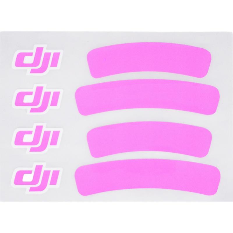Original DJI Sticker Phantom 3 & 2 Rosa Aufkleber Logo light pink