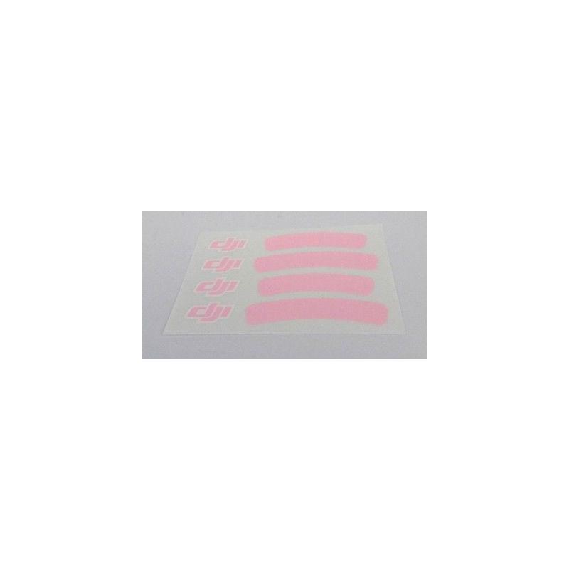 Original DJI Sticker Phantom 3 & 2 Rosa metallic Aufkleber Logo light pink
