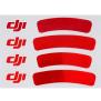 Original DJI Sticker Phantom 3 & 2 Rot metallic Aufkleber Logo red