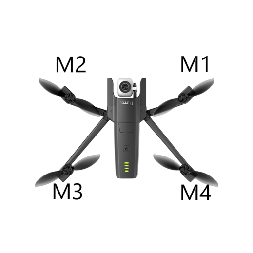 Parrot Anafi FPV / Thermal - Motor Arm vorne rechts M1