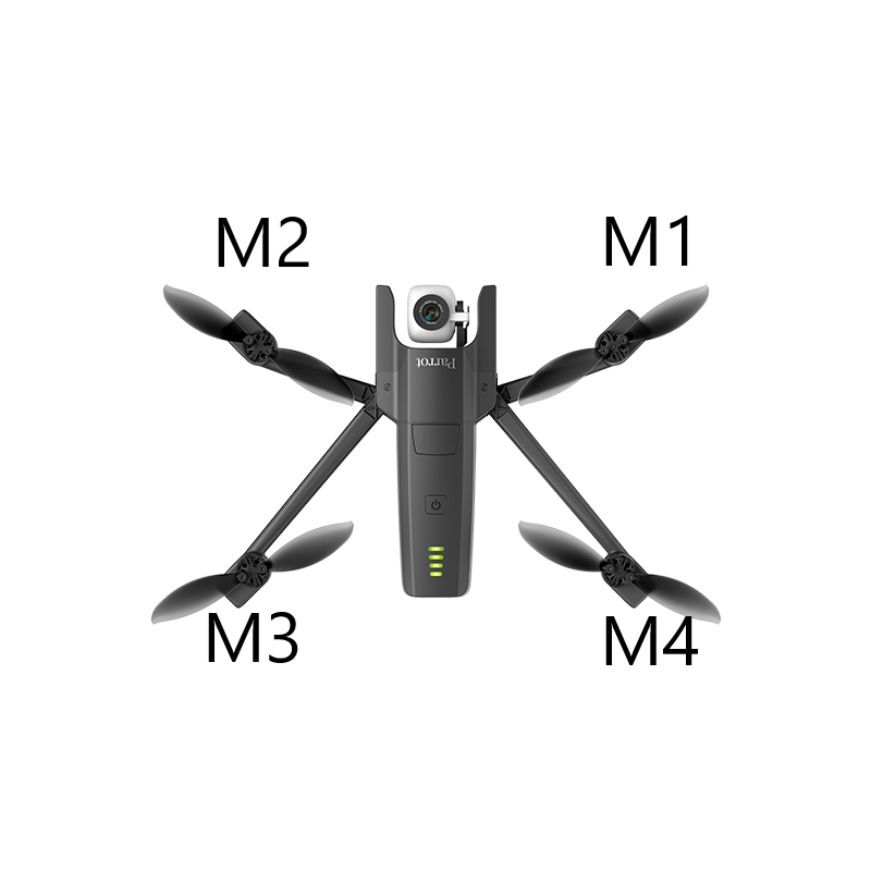 Parrot Anafi FPV / Thermal - Motor Arm vorne links M2