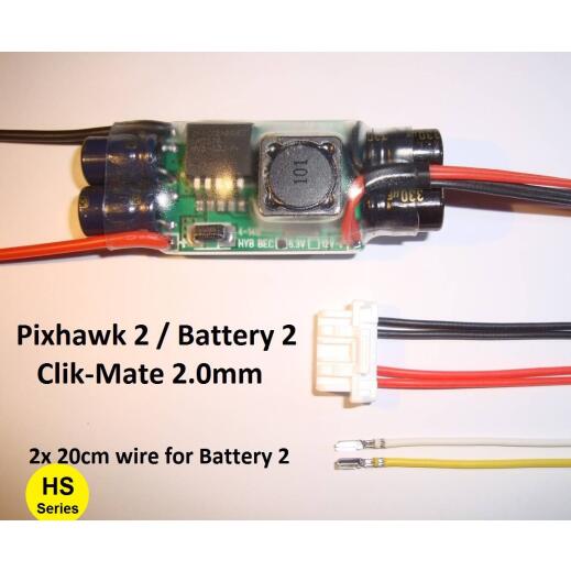 Mauch 085: 4-14S HYB - BEC Backup BEC for Pixhawk 2.1 /...